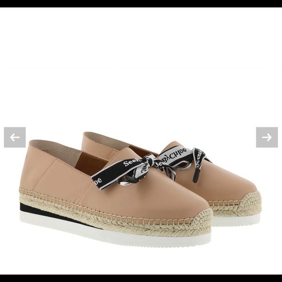 camel/tan platform espadrilles - Picture 5 of 5